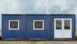 10.8m x 9m Steel Clad Cabin Ref:plastisol3bay 10.8m x 9m Steel Clad Cabin Ref:plastisol3bay