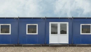 10.8m x 12m Steel Clad Cabin Ref:plastisol4bay 10.8m x 12m Steel Clad Cabin Ref:plastisol4bay