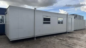 32'x10' Steel Clad Cabin Ref:3855 32'x10' Steel Clad Cabin Ref:3855