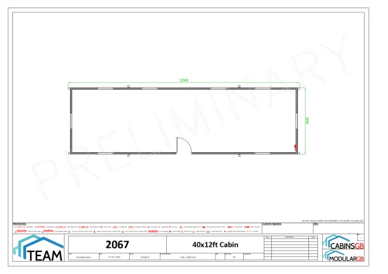  - Ref: 2067 - 40 x 13 Cabin