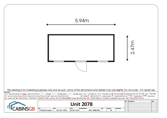  - Ref: 2078 - 20 x 8 Marketing Suites