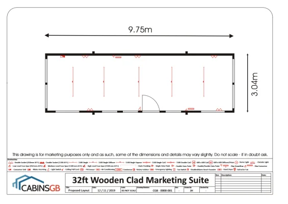  - Ref: 2245 - 32 x 10 Marketing Suites