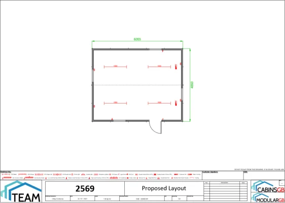  - Ref: ctx2 - 6.05m x 4.8m New & Refurbished Cabins