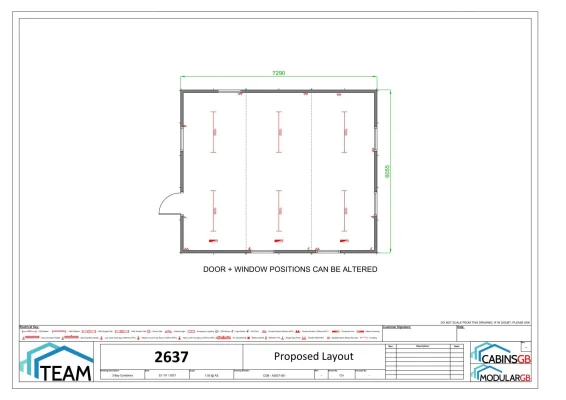  - Ref: ctx3 - 7.2m x 6m New & Refurbished Cabins