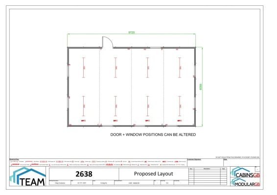  - Ref: ctx4 - 9.6m x 6m New & Refurbished Cabins