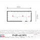  - 3615 - 21'x9' Toilet