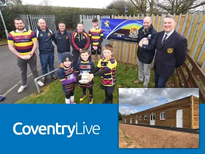 CabinsGB assist Trinity Guild RFC with state-of-the-art new ground and clubhouse project