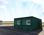 9.6m x 6m - Cabin Steel Clad Cabin