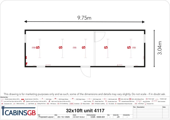- Ref: 4117 - 32'x10' Cabin