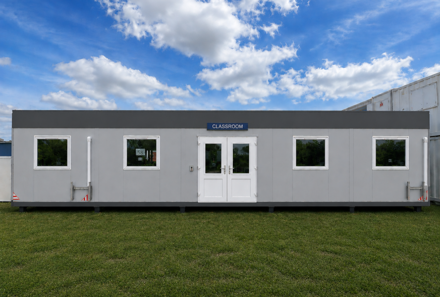Modular 5 Bay – 10.8m x 15m Double Classroom